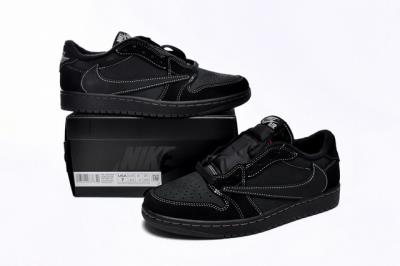 wholesale quality air jordan 1 travis scott x air jordan 1 low og sp black phantom